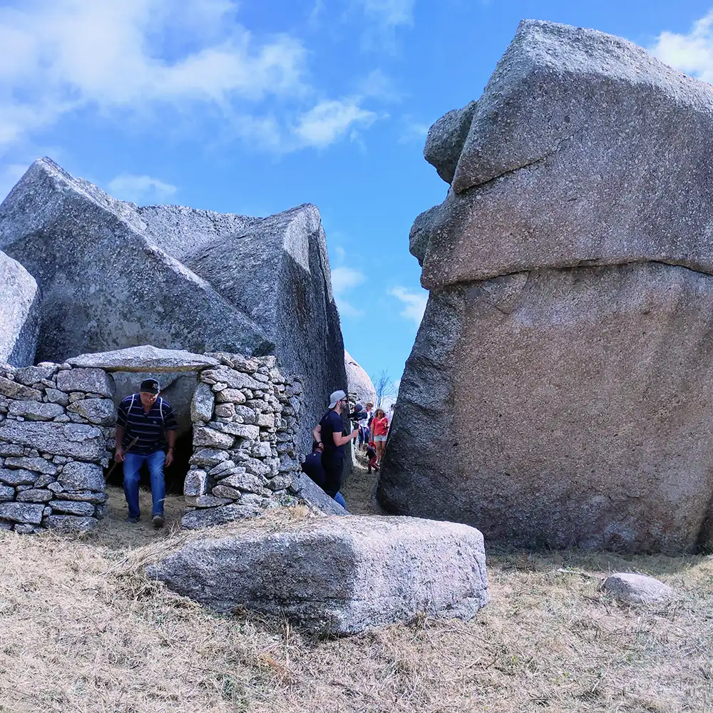 Not on any map, a hidden gem, the split rock, used as sheep shelter