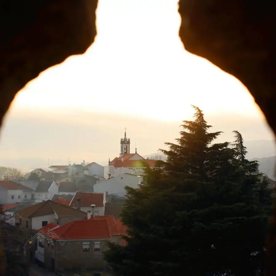 Belmonte village, view on the city