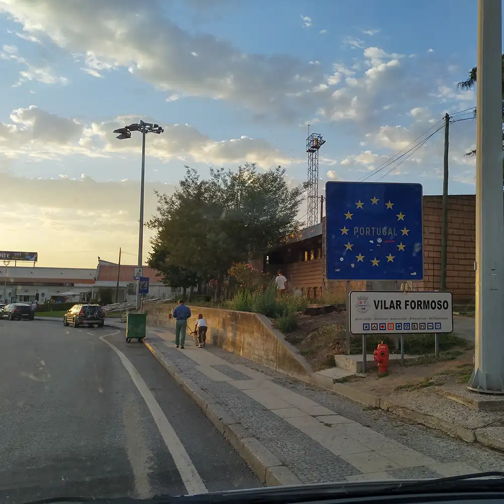 Entering Portugal