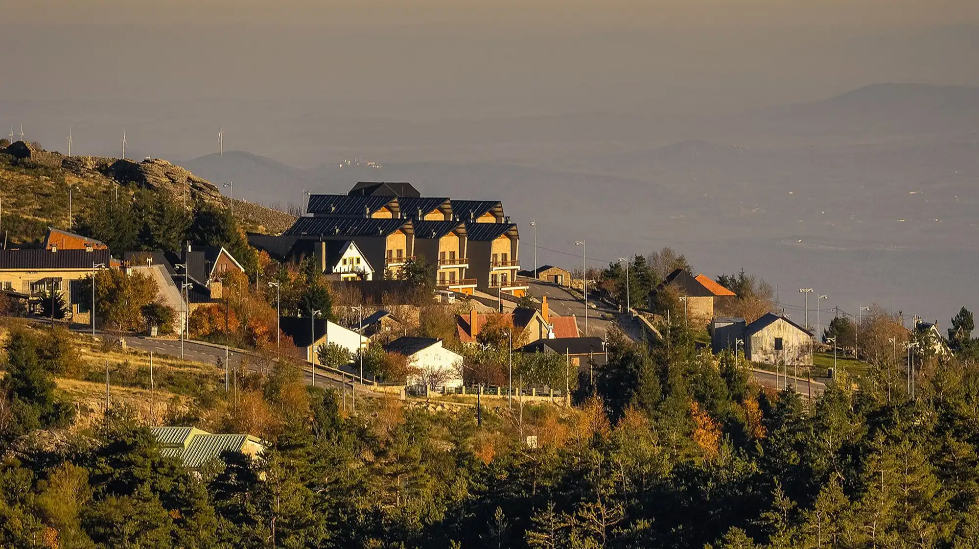 Penhas da Saúde high-altitude village popular for snow and mountain sports