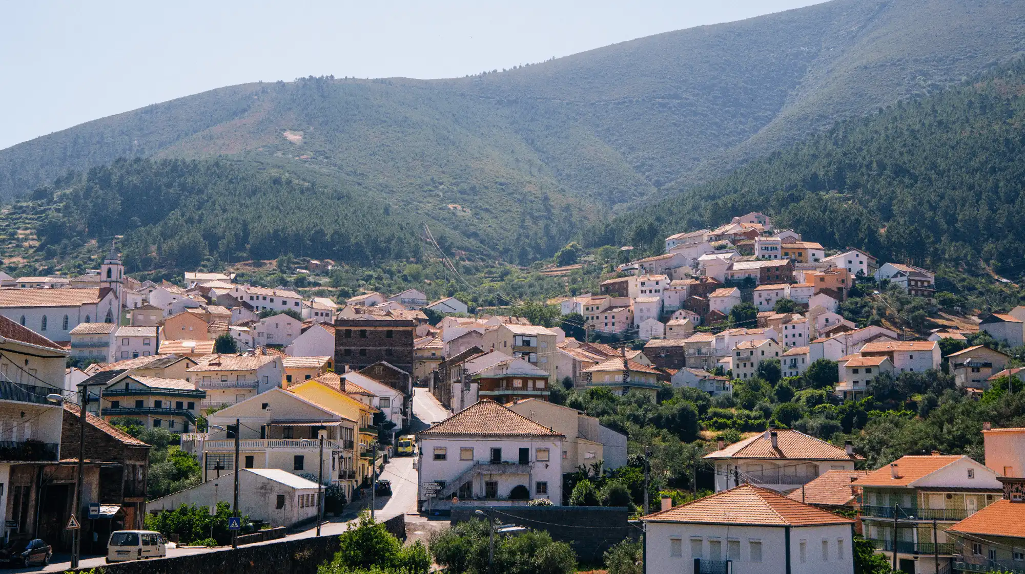 São Jorge da Beira old mining village with strong industrial and rural heritage