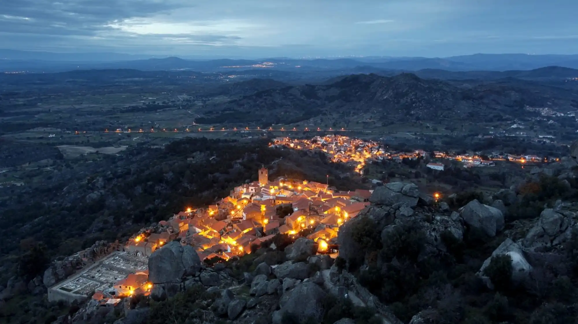 Monsanto’s dramatic boulders integrated into village homes