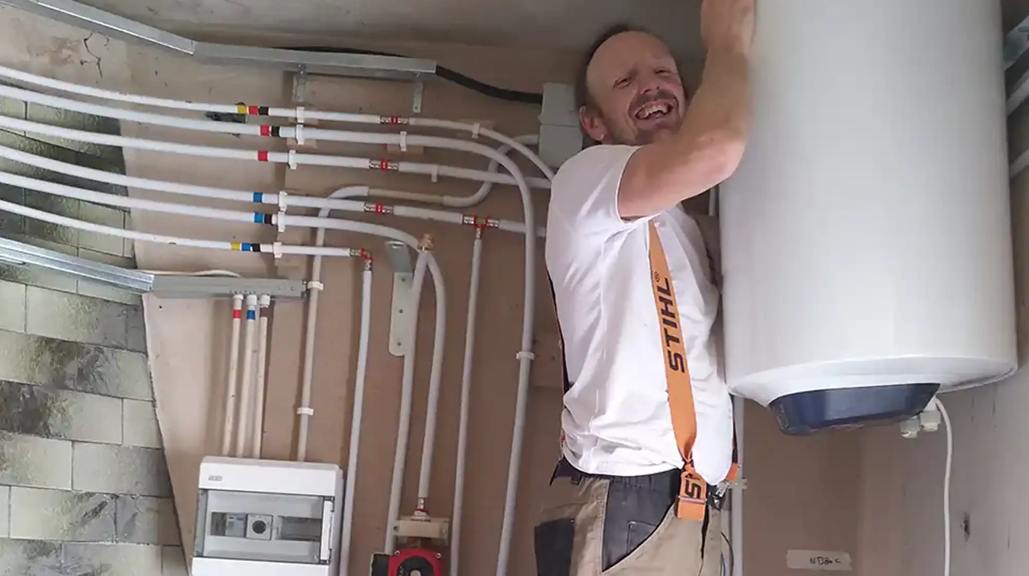 Plumbing systems designed for water efficiency and sustainability at Starbase18 B&B
